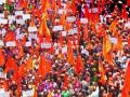 मुंबईच्या वेशीवर ठाण्यात मराठा एल्गार - Marathi News | Maratha Elgar in Thane on Mumbai's Gateway | Latest maharashtra News at Lokmat.com