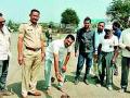 घोटीत रस्ता दुरुस्तीला सुरुवात - Marathi News | The start of the repair of the lost road | Latest nashik News at Lokmat.com