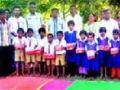 विद्यार्थ्यांना साहित्य वाटप - Marathi News | Distribution of materials to students | Latest nashik News at Lokmat.com