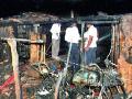 पिंपळगाव बसवंतला आगीत तिघांचा मृत्यू - Marathi News | Pimpalgaon Baswant has died in the fire | Latest nashik News at Lokmat.com