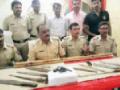 उमरखेडला रिव्हॉल्वर, घातक शस्त्रे जप्त - Marathi News | Umarkhed seized a revolver, fatal weapons | Latest yavatmal News at Lokmat.com