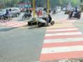कलरफूल ‘झेब्रा क्रॉसिंग’ : - Marathi News | Colorful 'zebra crossing': | Latest nagpur News at Lokmat.com