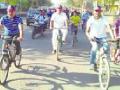सायकल रॅलीला जुळ्या शहरात उत्स्फूर्त प्रतिसाद - Marathi News | Spontaneous response to the twin cities in the cycle rally | Latest amravati News at Lokmat.com