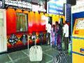 डहाणू स्टेशनला वारली साज - Marathi News | Dahanu Station released Warli | Latest thane News at Lokmat.com