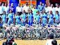 दिंडोरीत सायकल वाटप - Marathi News | Bicycle Allocation In Dindori | Latest nashik News at Lokmat.com