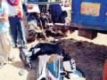 ट्रॅक्टरच्या धडकेत दुचाकीस्वार महिला ठार - Marathi News | Two wheeler men killed in tractor crash | Latest nashik News at Lokmat.com