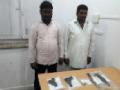 सोलापूरात दोन गावठी पिस्तूलसह आठ जिवंत काडतुसे जप्त - Marathi News | 8 live cartridges seized with two pistols in Solapur | Latest solapur News at Lokmat.com