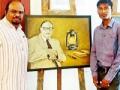 बाबासाहेब आंबेडकरांवरील कलाकृतीला पारितोषिक - Marathi News | Award of Artwork on Babasaheb Ambedkar | Latest yavatmal News at Lokmat.com