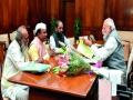 बंजारा शक्तिपीठ प्रतिनिधींचा पंतप्रधानांशी वार्तालाप! - Marathi News | Banjara Shaktipeeth delegation talks with PM! | Latest vashim News at Lokmat.com