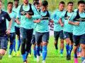 भारतीय फुटबॉल संघाचा मुंबईत सराव - Marathi News | Indian football team practice in Mumbai | Latest other-sports News at Lokmat.com