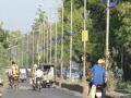 निळ्या ध्वजांनी भुसावळ शहर सजले - Marathi News | Blue town decorates Bhusawal with blue flag | Latest jalgaon News at Lokmat.com