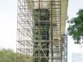 मेट्रोच्या पिलरवर व्हर्टिकल गार्डन - Marathi News | The vertical garden on the metro pillar | Latest nagpur News at Lokmat.com