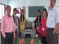 एस.एस.बी.टी.च्या विद्यार्थीनींनी बनविले ‘वॉटर क्लिनर रोबोट’ - Marathi News | 'Water Cleaner Robot' created by SSBT students | Latest jalgaon News at Lokmat.com