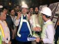 Night Shift: मुख्यमंत्र्यांनी केली "मेट्रो 3"च्या कामाची पाहणी - Marathi News | Night Shift: Surveillance of the "Metro 3" by the Chief Minister | Latest maharashtra News at Lokmat.com