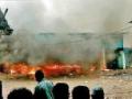 कॉटन मार्केटमध्ये भीषण आग - Marathi News | Furious fire in cotton market | Latest nagpur News at Lokmat.com