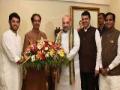 अमित शहांनी घेतली उद्धव ठाकरेंची भेट - Marathi News | Amit sahas gift Uddhav Thackeray's visit | Latest maharashtra News at Lokmat.com