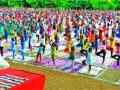 योग दिनानिमित्त शाळांमध्ये विविध कार्यक्रम - Marathi News | Various programs in schools on Yoga Day | Latest nashik News at Lokmat.com