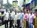 केळकर रोडवर पुन्हा अवतरला रिक्षा स्टँड! - Marathi News | Rikshah stand again on Kelkar road! | Latest thane News at Lokmat.com