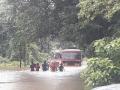 चालकाने एस. टी. बस पुराच्या पाण्यात घातली अन्... - Marathi News | Driver s T. Just put it in the flood water and ... | Latest maharashtra News at Lokmat.com
