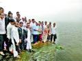 भावली धरणाचे जलपूजन - Marathi News | Jalpujan of the Bhavali Dam | Latest nashik News at Lokmat.com
