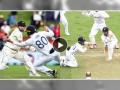 Olli Pope catch Video, Eng vs NZ 2nd test: आधी डावीकडे उडी, मग उजवीकडे झेप... ओली पोपने टिपले भन्नाट झेल, नक्की पाहा - Marathi News | cricket video ollie pope takes 2 stunning catches Eng vs NZ 2nd test watch clip trending on social media | Latest cricket News at Lokmat.com