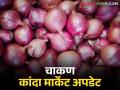 Kanda Bajar Bhav : चाकण मार्केटमध्ये कांद्याची आवक घटली; दरात पडला किती फरक? - Marathi News | Kanda Bajar Bhav : Onion arrivals in Chakan market decreased; How much difference in price? | Latest agriculture News at Lokmat.com