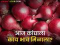 Onion Market : कांदा आवक घटली, दरातही घसरण, आज सोलापुरात कांद्याला काय भाव मिळाला?  - Marathi News | Latest News 05 april Todays Onion Market Price In maharashtra market yards | Latest agriculture News at Lokmat.com