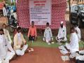 कुकडीच्या पाण्यासाठी बबनराव पाचपुते यांचे श्रीगोंद्यात उपोषण सुरू - Marathi News | Babanrao Pachpute starts fast in Shrigonda for drinking water | Latest ahilyanagar News at Lokmat.com