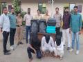 पेल्हार पोलिसांनी ४ आरोपींना ४९ किलो गांजासह केली अटक - Marathi News | Pelhar police arrested 4 accused with 49 kg ganja | Latest vasai-virar News at Lokmat.com