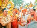 Gudhi Padwa: केंद्रीय मंत्री पीयूष गोयल रमले पश्चिम उपनगरातील स्वागतयात्रेत - Marathi News | Gudhi Padwa: Union Minister Piyush Goyal attends welcome procession in Ramle western suburbs | Latest mumbai News at Lokmat.com