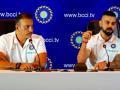 Shocking! रवी शास्त्री आणि विराट कोहलीमध्ये वाजलं? ठरलं हे कारण... - Marathi News | Shocking! Ravi Shastri and Virat Kohli contradict on selection of support staff of team India | Latest cricket News at Lokmat.com