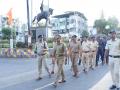 पोलिसांच्या रुट मार्चने अलिबागकर आश्वस्त; निवडणूक शांततेत पार पाडण्यासाठी पथसंचलन  - Marathi News | | Latest raigad News at Lokmat.com