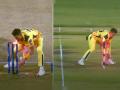 Controversial Run Out IPL 2022, CSK vs RCB Live Updates : चेंडू हातातही नव्हता तरी दिला रन आऊट; Third Umpire चा आणखी एक वादग्रस्त निर्णय?, Video  - Marathi News | IPL 2022, CSK vs RCB Live Updates : Devon Conway & Dwaine Pretorius run out to Harshal Patel, But did the ball ricochet off his hands into the stumps with a bail still on to be dislodged? Video | Latest cricket News at Lokmat.com