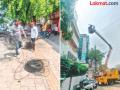 अनधिकृत ओव्हरहेड केबल्सवर कारवाई; तब्बल दोन ट्रक केबल काढल्या - Marathi News | Pune news Action taken against unauthorized overhead cables; Two truckloads of cables removed | Latest pune News at Lokmat.com