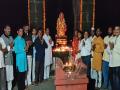 शेकडो पणत्यांच्या प्रकाशाने उजळली राजमाता जिजाऊंची समाधी - Marathi News | The tomb of Rajmata Jijau, illuminated with the light of hundreds of grandchildren | Latest raigad News at Lokmat.com