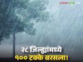 राज्यात सरासरीच्या ९३ टक्के पाऊस; विदर्भात मात्र प्रमाण कमीच - Marathi News | 93 percent of average rainfall in the state; however, the amount is less in Vidarbha | Latest agriculture News at Lokmat.com
