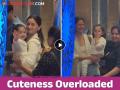 किती गोड! आलिया-रणबीरच्या लेकीने पापाराझींना म्हटलं बाय, फ्लाईंग किसही दिला; पाहा राहाचा Cute व्हिडिओ - Marathi News | alia bhat and ranbir kapoor daughter raha said bye to paparazi give flying kiss watch cute video | Latest filmy News at Lokmat.com