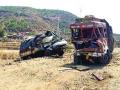 महाडमध्ये टेम्पो-ट्रकची धडक - Marathi News | Tempo truck collides in Mahad | Latest raigad News at Lokmat.com