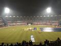 IND vs SL, 1st T20I : पाऊस थांबला, जाणून घ्या सामना कधी व किती षटकांचा होणार - Marathi News | India vs Sri Lanka, 1st T20I : Good news coming in! Covers are being taken off from the pitch, know when match start | Latest cricket News at Lokmat.com
