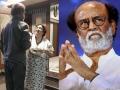 रजनीकांत यांचे घरी आल्यानंतर अशाप्रकारे केले त्यांच्या पत्नीने स्वागत - Marathi News | Rajinikanth Gets Warm Welcome at Home from Wife Latha After Hospital Discharge, See Pic | Latest filmy News at Lokmat.com