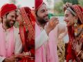 Rajkummar Rao's bride Patralekhaa did not apply Mehendi on her hands on wedding - Hindi News | Rajkummar Rao's bride Patralekhaa did not apply Mehendi on her hands on wedding | Latest entertainment Photos at Lokmattimes.com