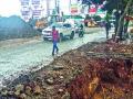 खोदकामामुळे वाहनचालक त्रस्त - Marathi News | Driving due to excavation | Latest pimpri-chinchwad News at Lokmat.com