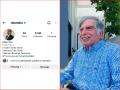 Ratan Tata Instagram: ८.५ मिलियन फॉलोअर्स; पण रतन टाटा एकाच अकाउंटला करतात इन्स्टाग्रामवर फॉलो! कोण आहे भाग्यवान? - Marathi News | tata group chief ratan tata follows only 1 account on instagram know about who is that lucky profile | Latest business News at Lokmat.com