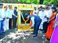 रत्नागिरी मध्यवर्ती बसस्थानक पुनर्बांधणीचे भूमिपूजन - Marathi News | Bhatipujan of the reconstruction of Ratnagiri central bus station | Latest ratnagiri News at Lokmat.com