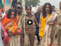 रवीना टंडन पोहोचली अयोध्येत, रामलल्ला आणि हनुमान गढी मंदिरात घेतले दर्शन - Marathi News | Raveen Tandon Visited Ram Temple And Hanuman Garhi Temple Ayodhya Offer Prayers | Latest filmy News at Lokmat.com