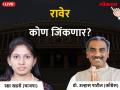 खडसेंच्या सुनबाई जोमात, रावेरमध्ये रक्षा खडसेंचा कॉंग्रेसच्या पाटलांना 'दे धक्का' - Marathi News | Raver Lok Sabha Election 2019 live result & winner: Raksha Khadse VS Ulhas Vasudeo Patil Votes & Results | Latest jalgaon News at Lokmat.com