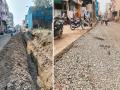 स्मार्ट रस्त्यांचा नागरिकांना त्रासच त्रास, खोदकाम करून काम बंद  - Marathi News | Citizens are suffering from smart roads, work is stopped after digging | Latest chhatrapati-sambhajinagar News at Lokmat.com
