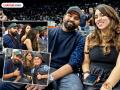 Rohit Sharma चा स्वॅग! पत्नी रितीकासोबत रोमँटिक अंदाज; हिटमॅनच्या फोटोंची रंगली चर्चा - Marathi News | NBA Abu Dhabi rohit sharma and his wife Ritika Sajdeh photos | Latest cricket Photos at Lokmat.com