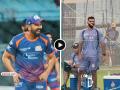 VIDEO: "क्या मिडल स्टम्प उडाया बे..."! रोहित शर्माच्या इडन गार्डन्समधील मजेशीर कृतीमुळे हशा - Marathi News | ipl 2026 funny moments video Kya middle stump udaya bey Rohit Sharma Eden act leaves MI, KKR in split | Latest cricket News at Lokmat.com
