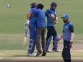 रोहित शर्माच्या 'त्या' किसवर पत्नी रितिका म्हणते... - Marathi News | WATCH: Rohit Sharma kissed by fan during Vijay Hazare match; here's how wife Ritika Sajdeh reacted | Latest cricket News at Lokmat.com